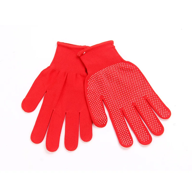 A Pair Of Nylon Non-Slip Gloves Labor Protection Supplies Gardener Work Gloves Safety Security Industrial Protective Gloves