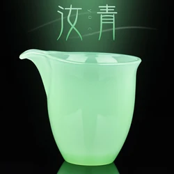 Ru Qingyu Porcelain Fair Cup Tea Dispenser Tea Sea Tea Pouring Device Glass Imitation Jade Kung Fu Tea Ceremony Accessories
