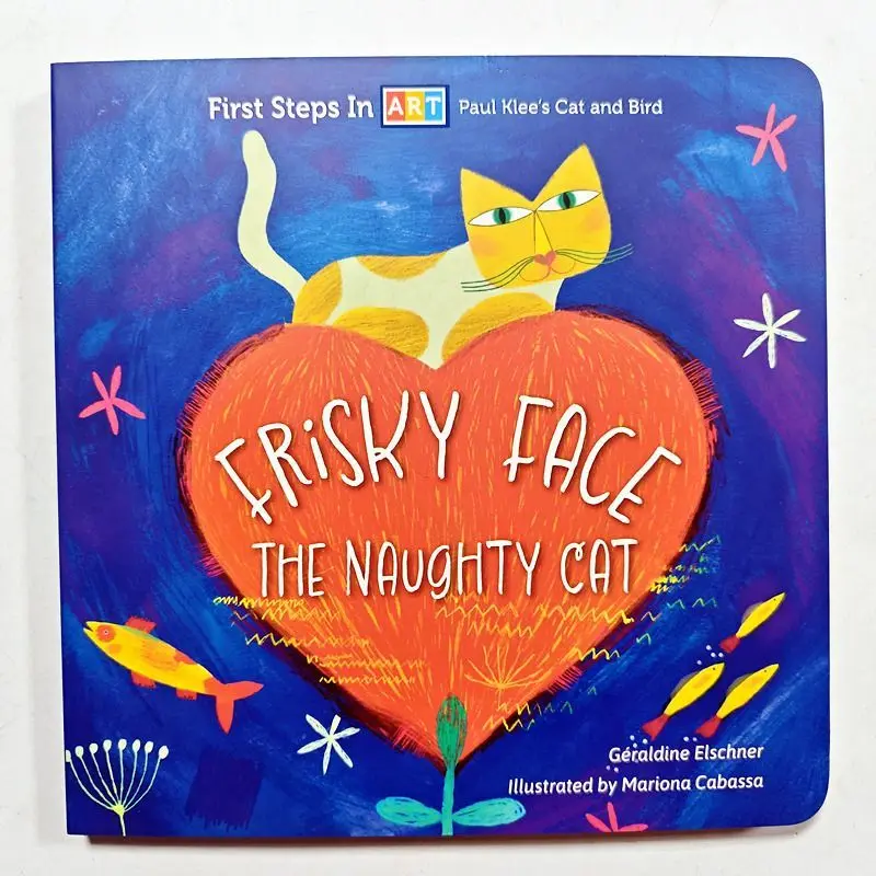 

Детская книжка-картонка с картинками «Фрикзи Фейс: Озорной кот»