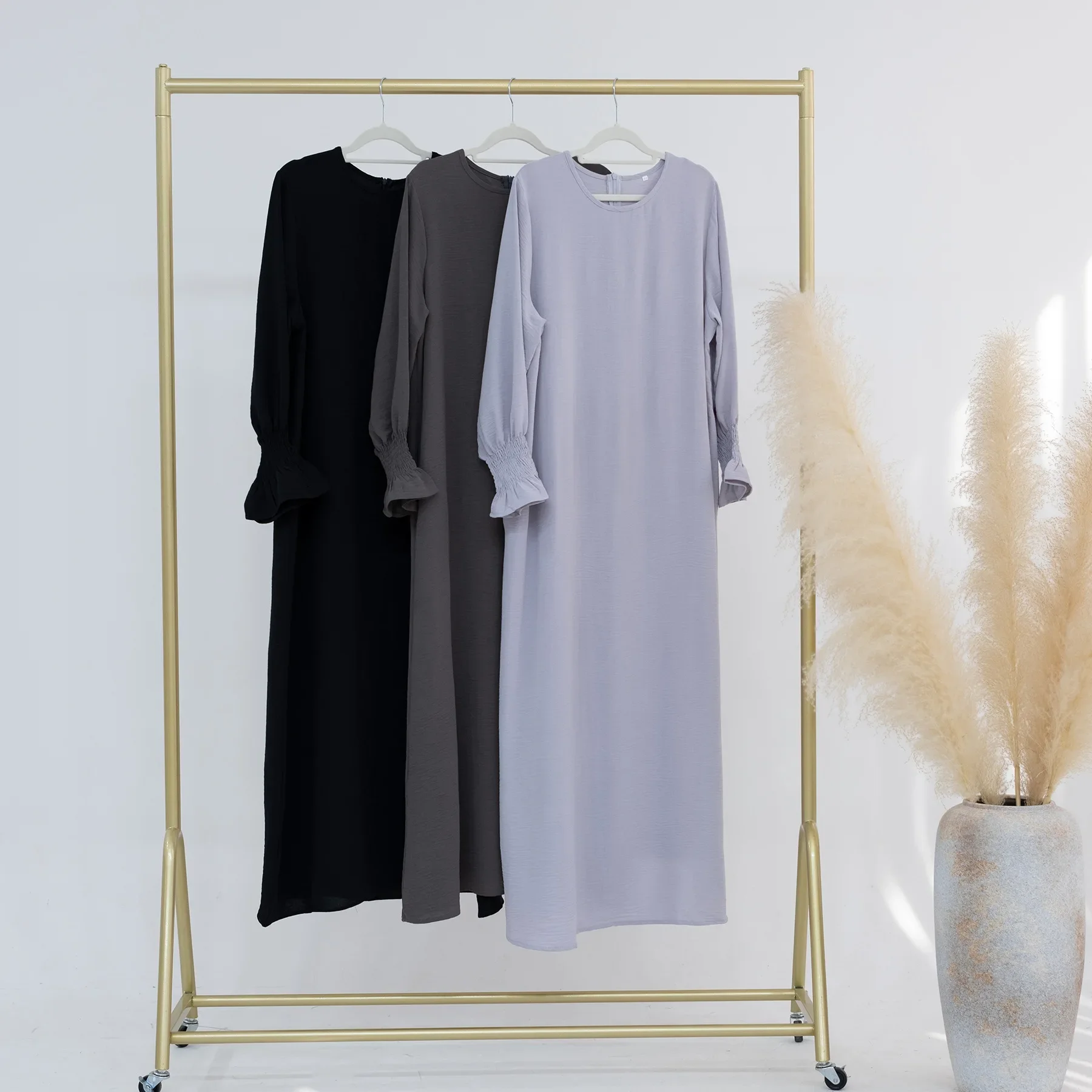 Eid Djellaba Muslim Women Maxi Dress Ramadan Kebaya Jalabiya Dubai Abaya Turkey Kaftan Caftan Marocain Femme Prayer Garment Robe 5
