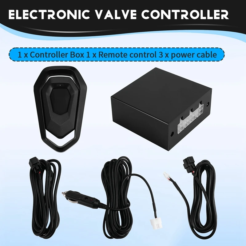 Universal Electronic Valve Controller สําหรับเครื่องยนต์ต่างๆท่อไอเสียพร้อมรีโมทคอนโทรลรถอุปกรณ์เสริม