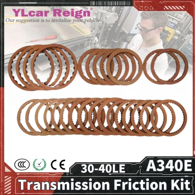 

A340E A341E A340 30-40LE Auto Transmission Friction Kit Clutch Plate Gearbox Clutch Discs Kit For Toyota Car Accessories