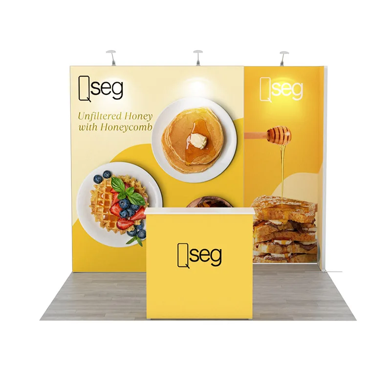 10x10 Exhibit Booth Modular and Toolless Exhibition Booth Display Stands to Use Show More Products