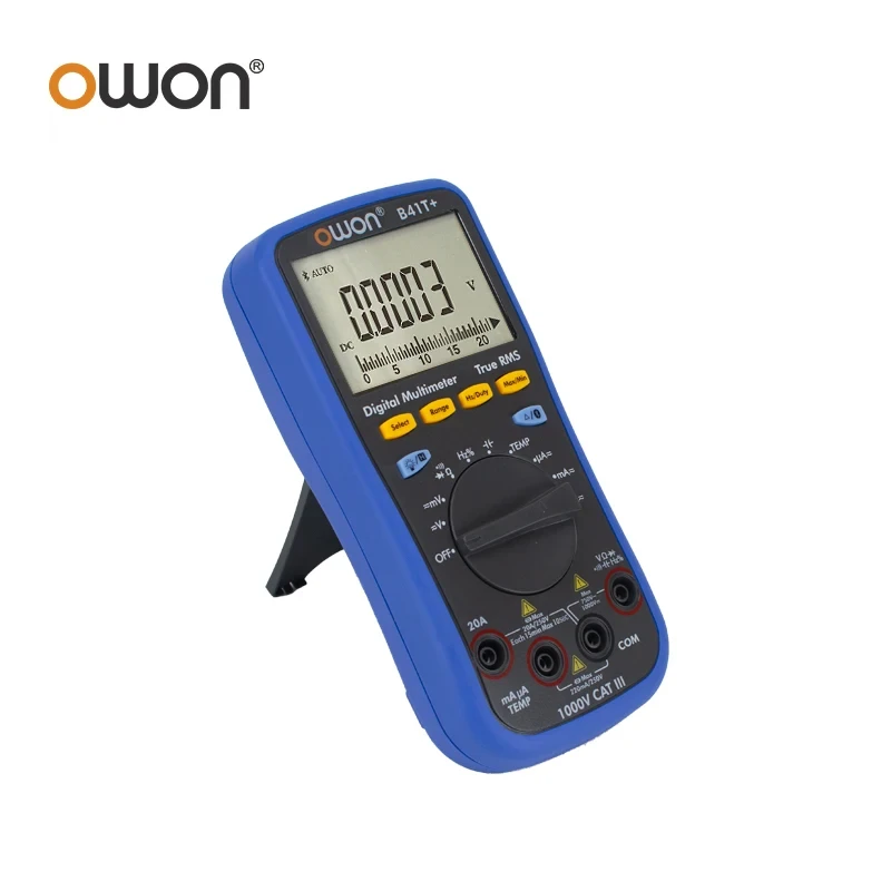 OWON B41T+ 4 1/2 Digital Multimeter, Bluetooth Digital Multimeter,,Current Test Meter,Support Offline Recording