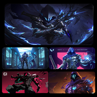 Omen Valorant Non-slip Lockedge Thickened Mouse Pad Oversized Gaming Keyboard Notebook Table Mat