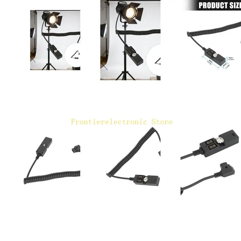 

G8DB High Power V Lock To Type C Charging Cable Supports 3 Devices Simultaneously