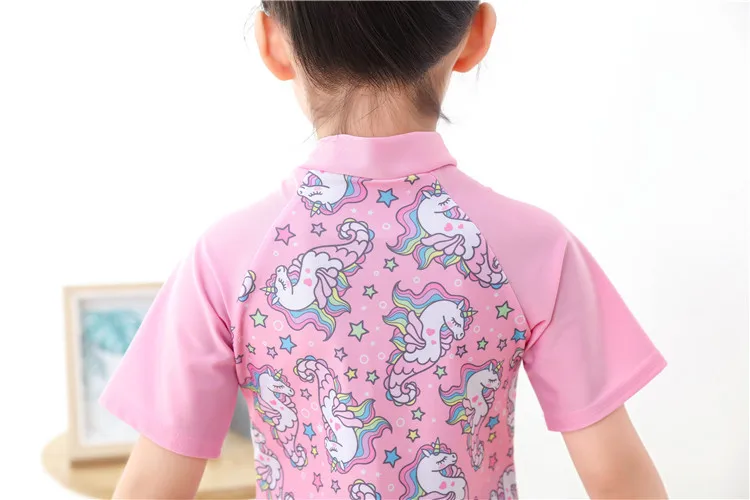 Traje de baño de dibujos animados para niños de 3 a 12 años, traje de baño de una pieza para niños y niñas, traje de baño para niños pequeños y bebés, traje de baño para escalar