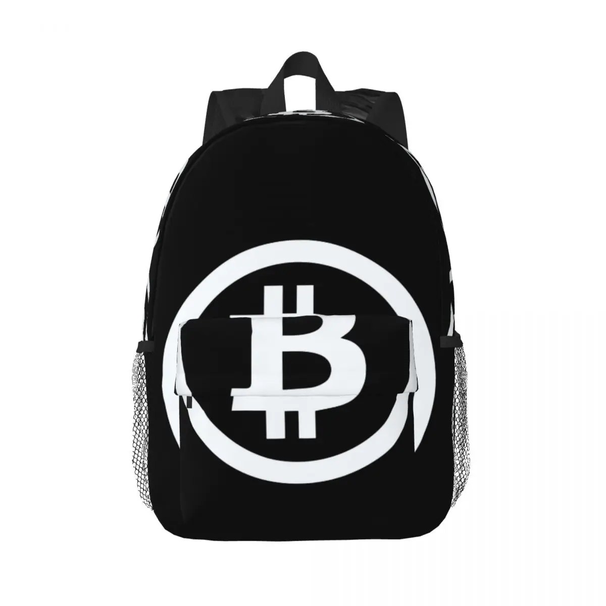 

Bitcoin BTC Crypto Currency Backpack Middle High College School Student Bookbag