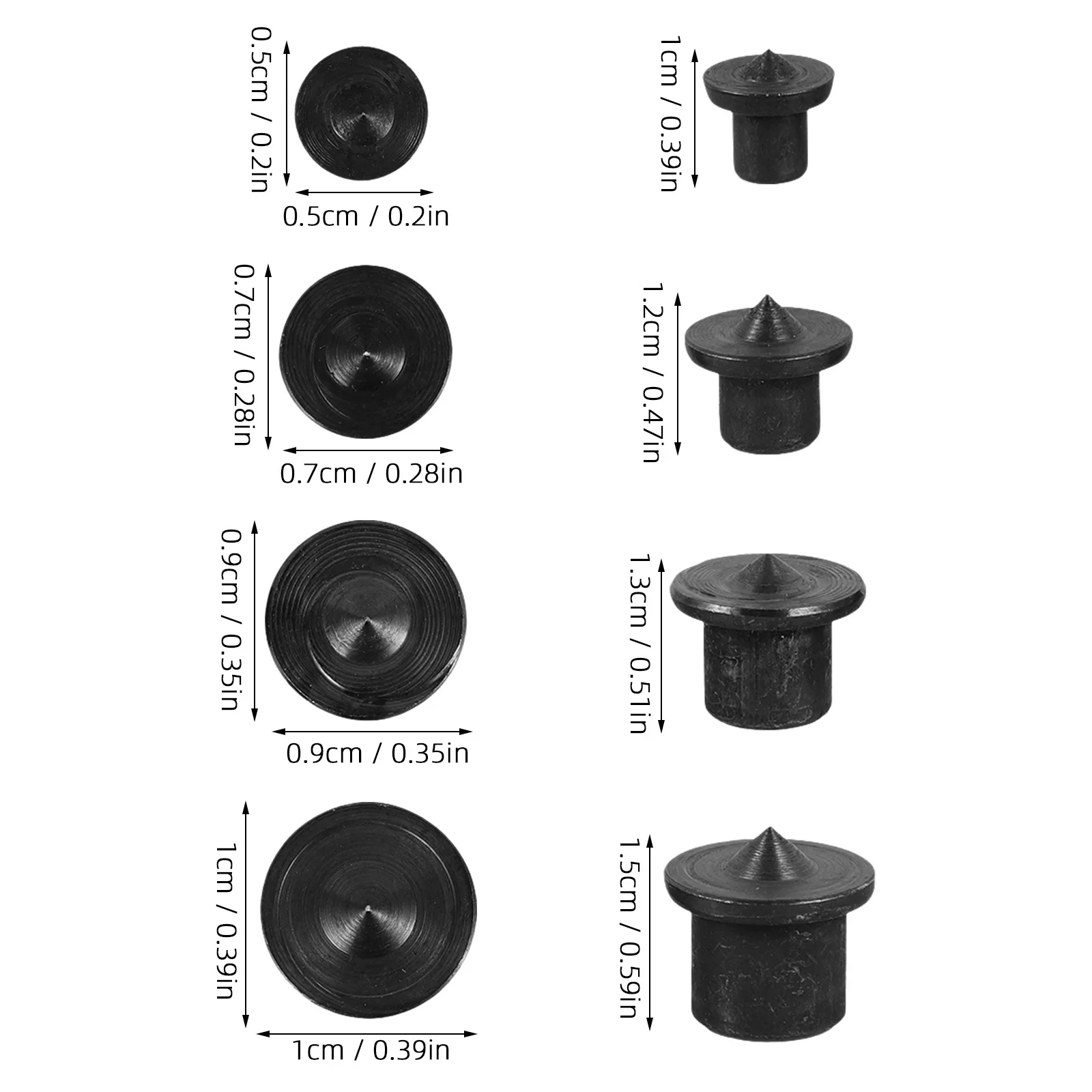 8 Stuks Deuvel Transfer Pins Set 6 Mm 8 Mm 10 Mm 12 Mm Houtbewerking Tool Boor Center Locator pins Hout Accessoires