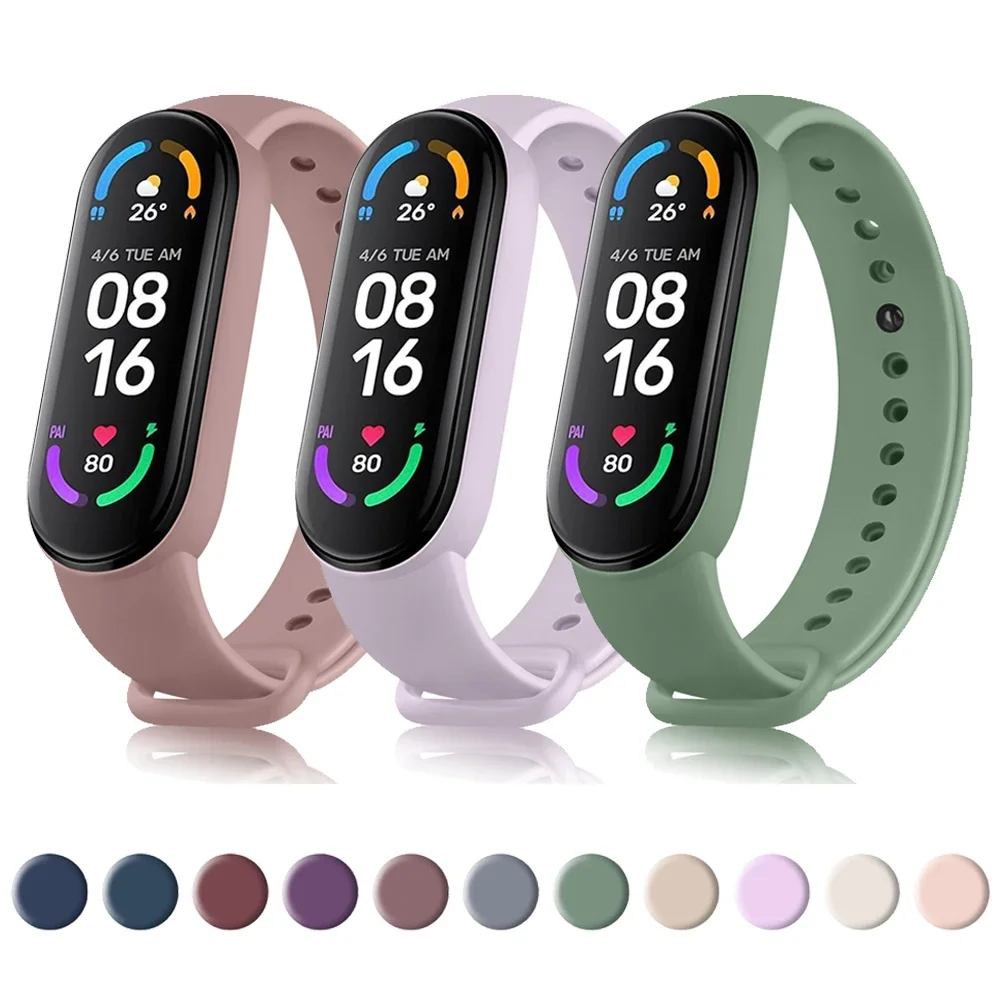 Pulseira para xiaomi mi band 6 5 4 3 pulseira de relógio pulseira para xiaomi miband 6 5 4 3 pulseira de substituição correa