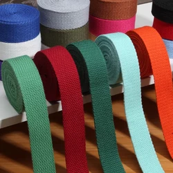 New 5 Meters 25mm Canvas Ribbon Belt Bag Cotton Webbing Polyester/Cotton Webbing Knapsack Strapping Sewing Bag Belt Accessories