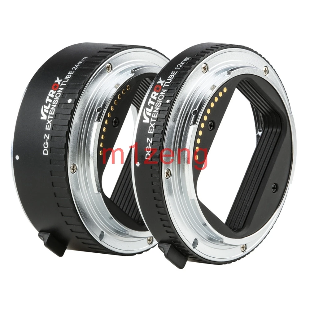 Tubo de extensión macro de enfoque automático de Metal, ajuste de apertura para cámara Nikon z mount z5 z6 z7 Z8 z9 z30 z6ii z7ii z50 zfc, 12mm + 24mm