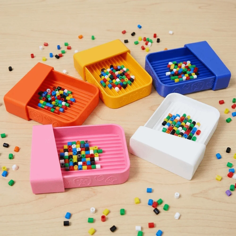 3D Printing Fuse Beads Picking Tray Efficient Precision Bead Sorting Tray 2.6mm Handheld Fuse Beads Aligner Tray Handcraft