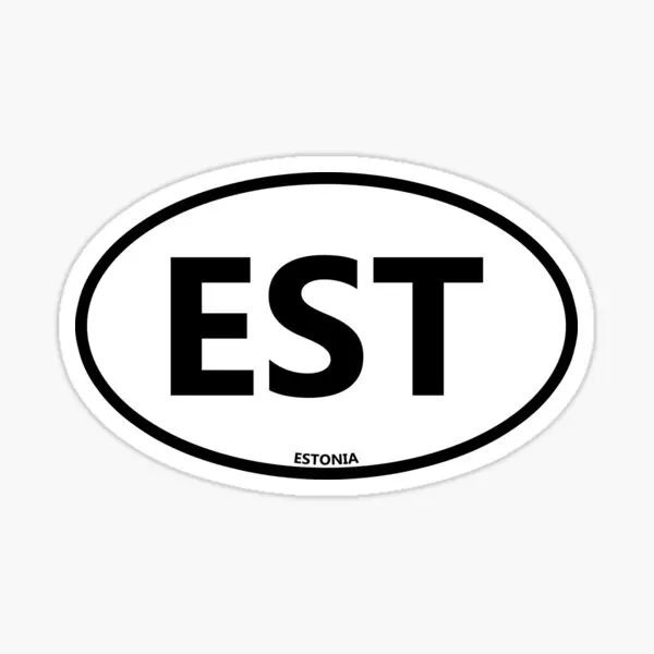 

Estonia EST Sticker Laptop Water Bottle Car Tumbler Waterproof Vinyl Decal Refrigerator Magnets Stickers Home Decor