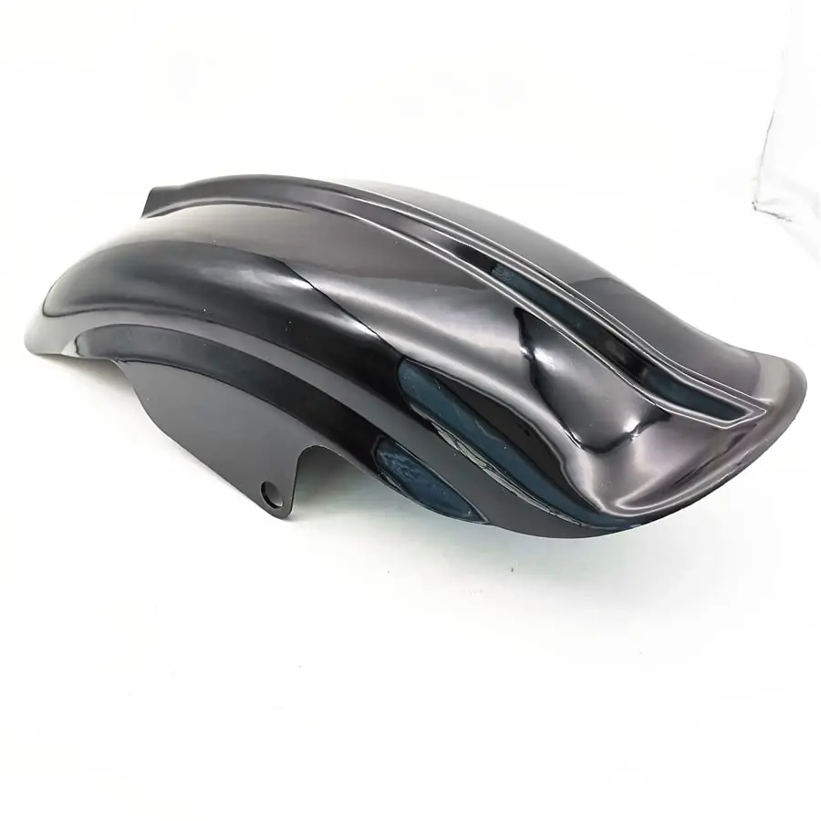 واقي الطين الخلفي للدراجة النارية من البلاستيك الأسود لمقعد واحد من بوبر تشوبر