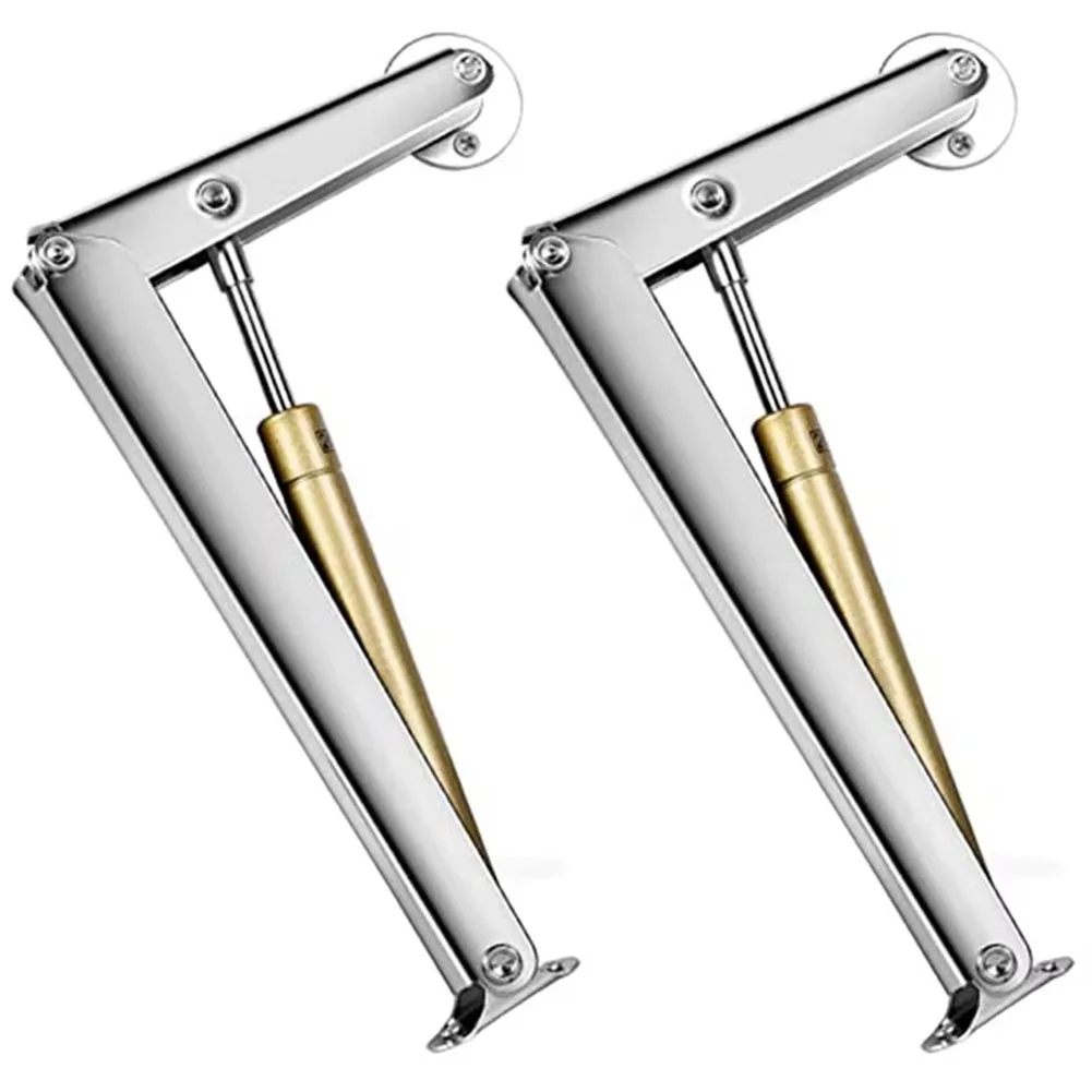 2pcs Hydraulic Telescopic Support Rod for Cabinet Hinged Panels and Flip-Up Sections with Repeatable Performance