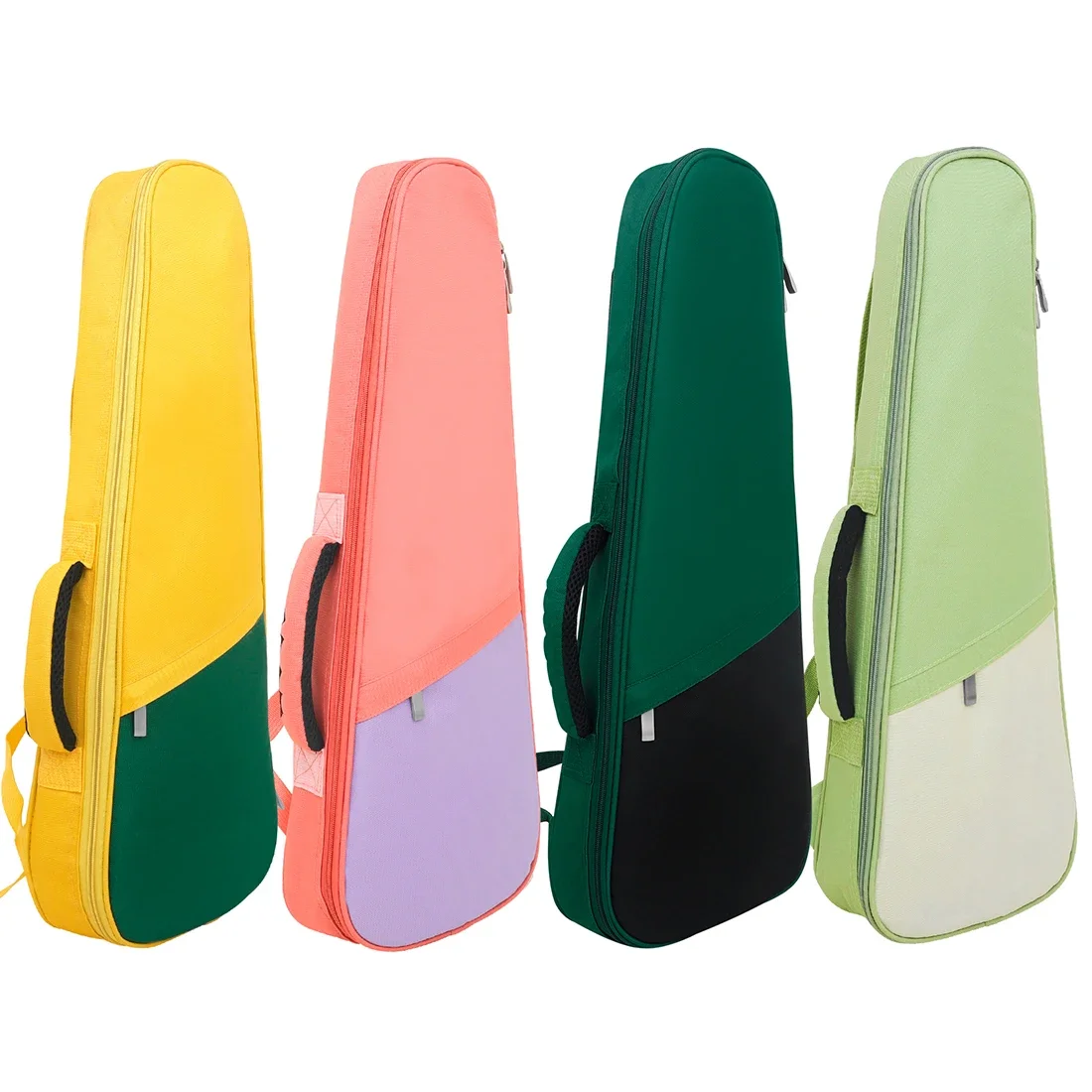 23/24/26/27 inch Ukulele Small Guitar Bag Rainbow Series Cotton Waterproof Bag Oxford Cloth with Cotton Ukulele Guitar Parts