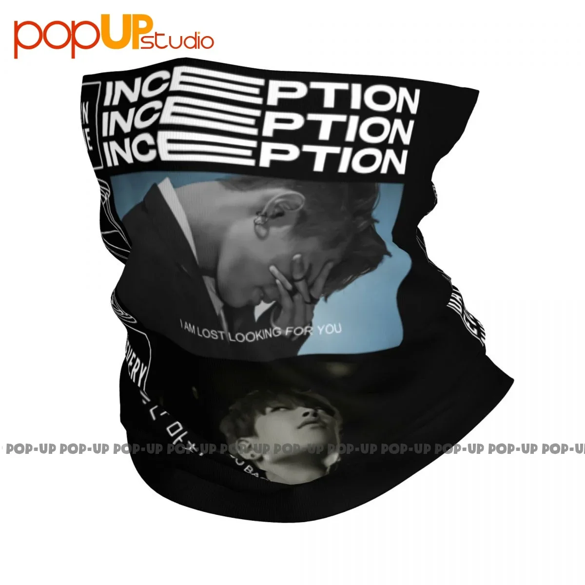 Ateez Inception Kpop Neck Gaiter Bandana Scarf Face Mask