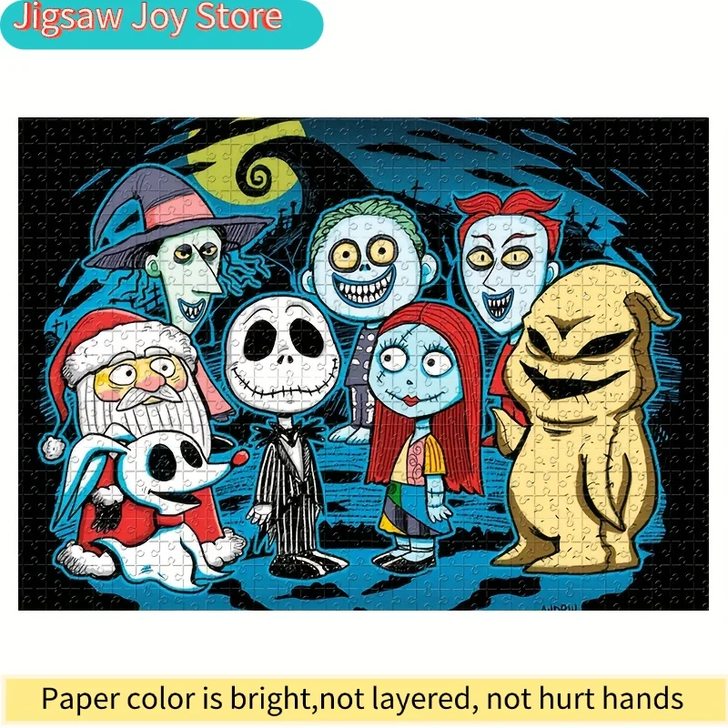 

2D-пазл «Карнавал Хэллоуина» — с персонажами: Джек Скеллингтон, Сэлли, Зеро, Собака Зеро, Хэллоуин