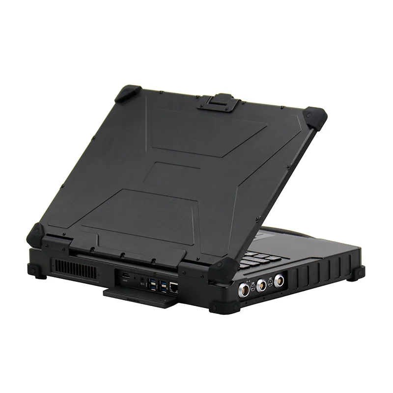 14 بوصة منفذ Rj45 كمبيوتر محمول صناعي متين IP65 قطعة التعرف على بصمات الأصابع دفتر متين المدمج في التقاط صورة الوجه #5