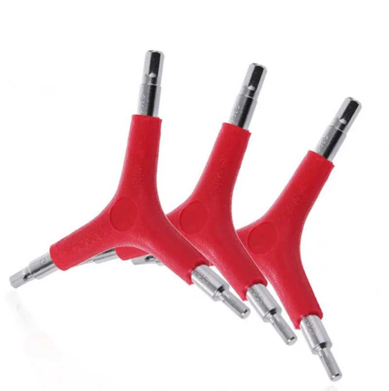 1pcs Triple Hexagon Socket Spanner 4-10mm Triangle Hexagon Socket MTB Bike Repair Repair Installation Tools Maintenance Tools