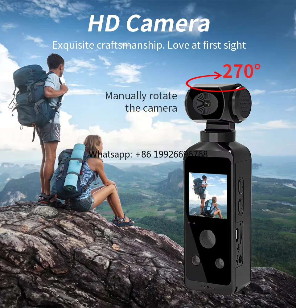 

1.3 Inch Mini DV Outdoor Sports camer 270 Degree Panoramic Wifi Pocket Size CMOS Sensor SD Card Compatible manufacturer