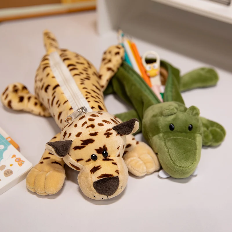 الكرتون الحيوان الفيل الأسد كابيبالا أفخم القلم الحال بالنسبة للطفل سعة كبيرة لوازم القرطاسية حقيبة التخزين للطفل هدية #6