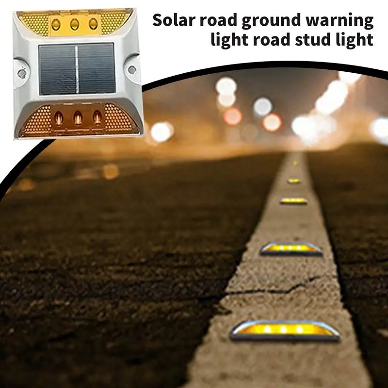 Driveway Reflectors Solar Solar Pathway Lights Outdoor Lasting Outdoor Warning Step Lights Solar Raised Pavement Marker