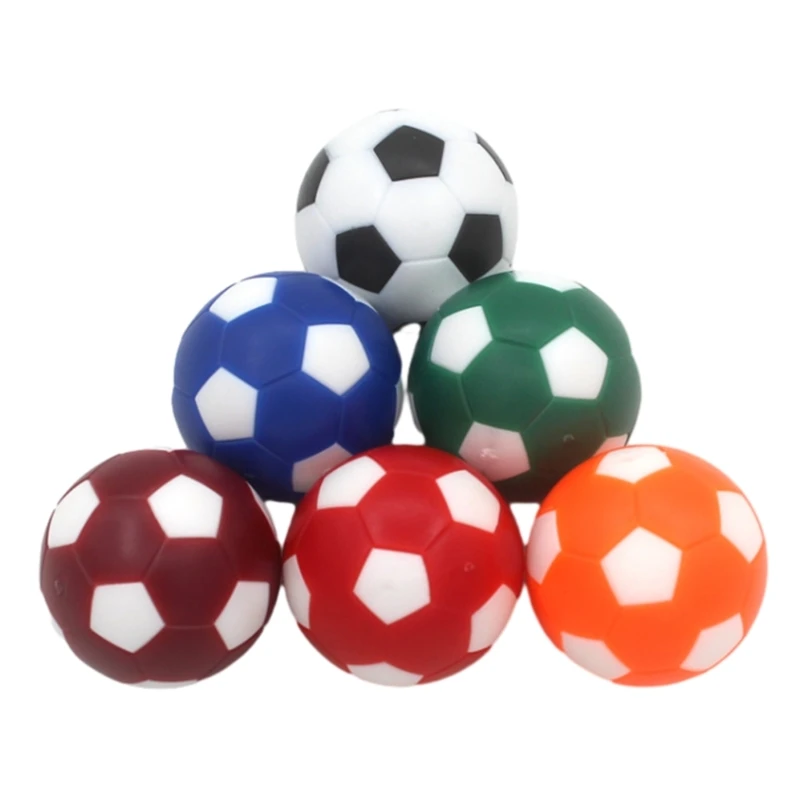 6 pièces remplacement baby-foot Table jeu Table Mini ballon Football D5QD