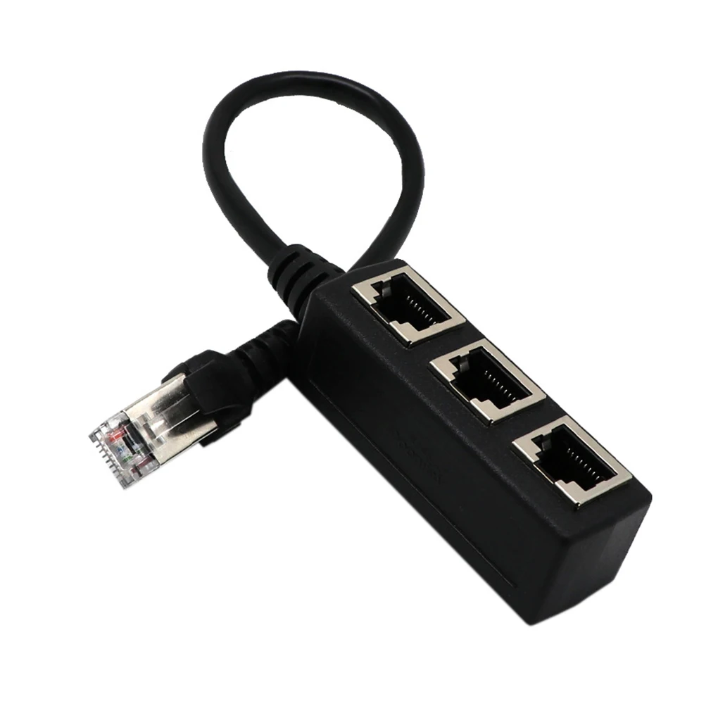 

RJ45 Ethernet Adapter Reusable LAN Splitters Portable Network Cables