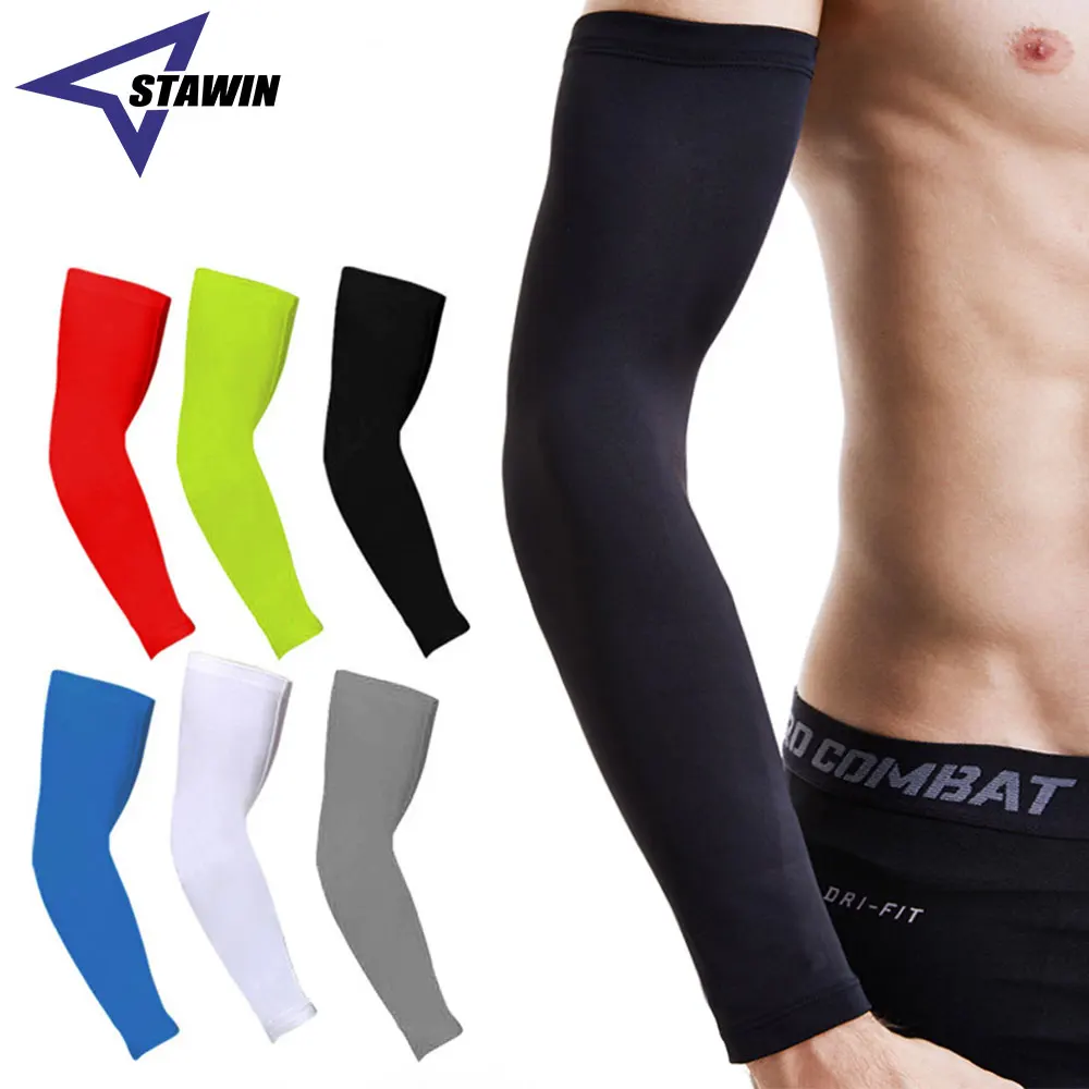 1 Stuks Buitenshuis Bescherming Bescherming Arm Mouwen Voor Mannen En Vrouwen, Snelle Droge Mouwen Voor Golf, Fietsen, Voetbal, Fietsarm Warmers