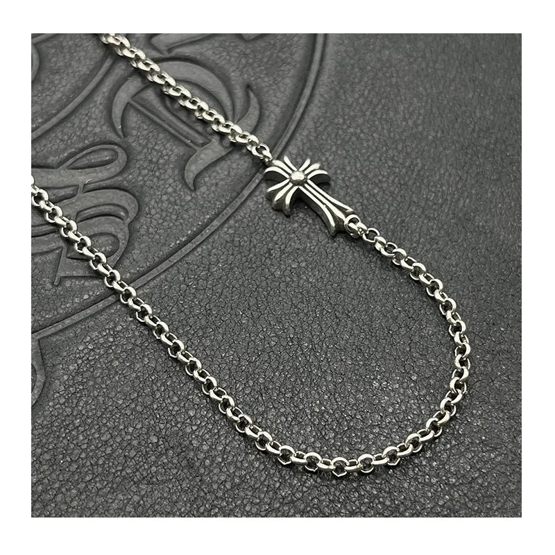 

Chaoxuan Luo Xin Old Retro Cross Collarbone Chain Niche Pendant Popular Pure Desire Wind Necklace Jewelry