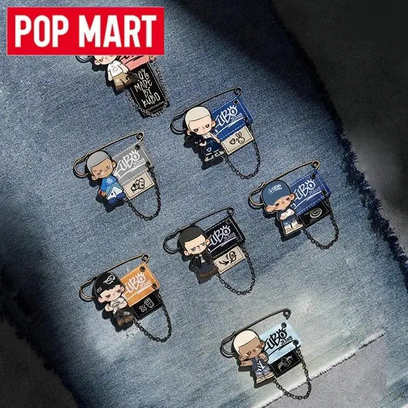 

POP MART Kubo Jeans Series - Badge Blind Box Toys Guess Bag Mystery Box Mistery Caixa Фигурка Surpresa Cute Model Birthday