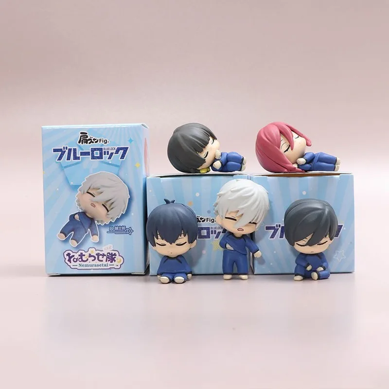 

5pcs/set Anime BLUE LOCK Isagi Yoichi Figures Chigiri Hyoma Rin Itoshi Nagi Seishiro Action Figure Toys Statue Collection Gifts