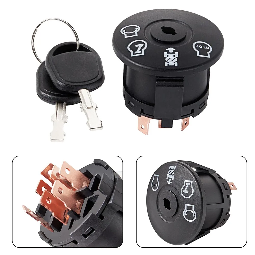 

Ignition Starter Switch 4 POSITION 7 Terminals 193350 For Craftsman LT1000 LT2000 LT3000 Garden Power Tool Parts