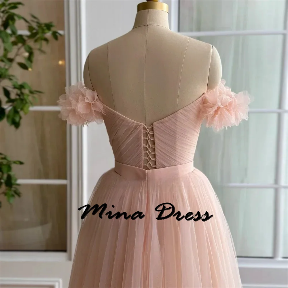 Mina Wedding Party Dress Dresses for Formal Occasions Backless Bridesmaid Dress Woman Off the Shoulders Ball Gowns Chiffon Prom