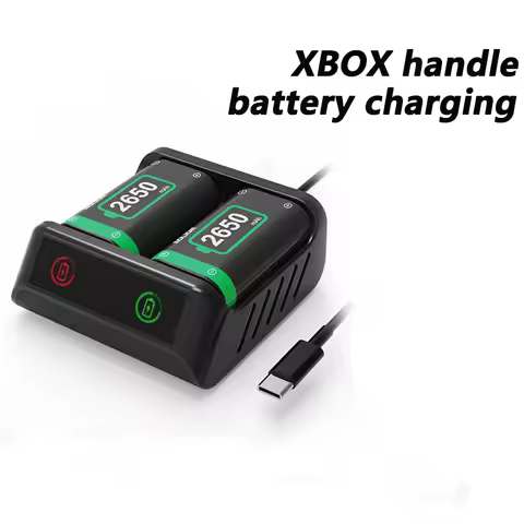 2 x2600mAh Rechargeable Battery For Xbox Series X/S/Xbox One S/X Controller Battery For Xbox One + USB Battery Charger
