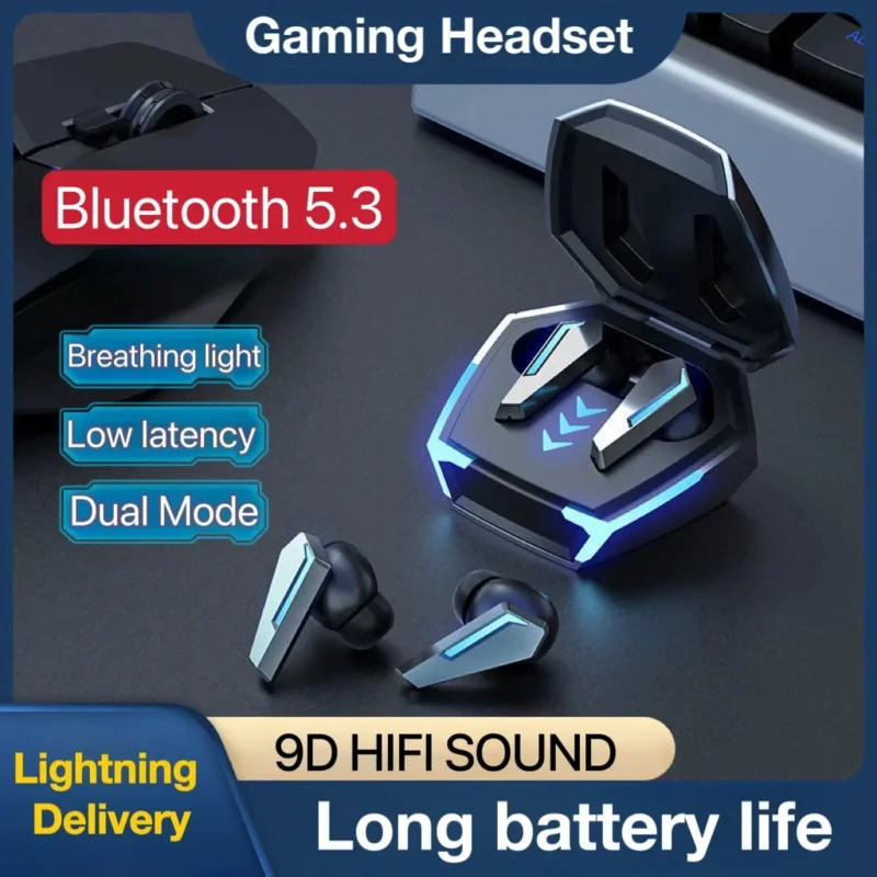 

EYOUONew M10 Mini Wireless Noise Canceling in-Ear Gaming Headset Type C Bluetooth Earbuds Super Pods Pro 4 TWS