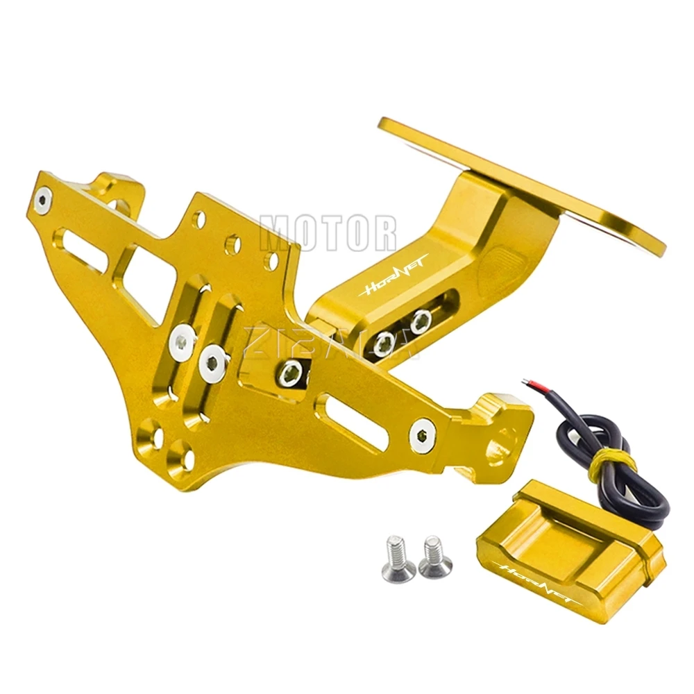 Motocycle Fender Eliminator Adjustable License Plate Holder Bracket LED For HONDA Hornet CB600F CB600 CB750 CB599 Hornet 600