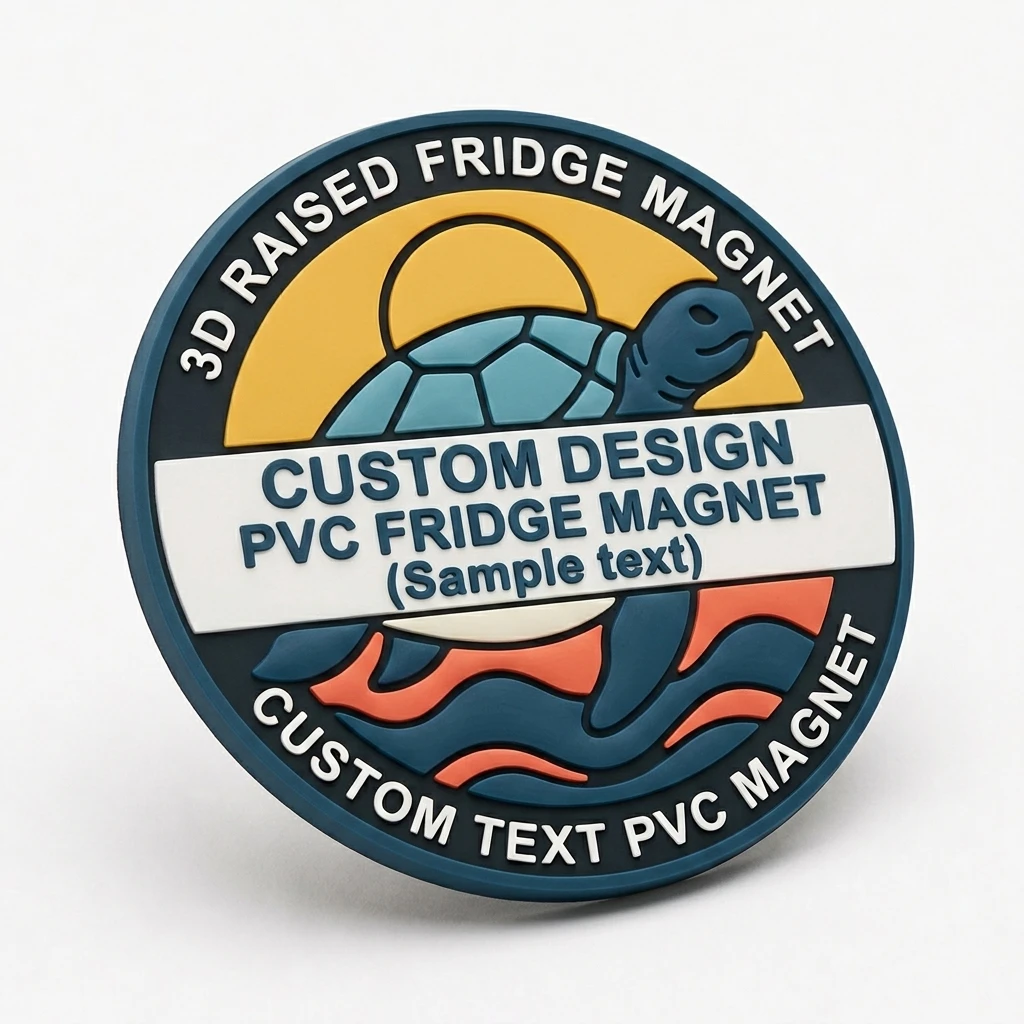 Custom Logo Personalized Fridge Magnet 2D 3D Soft Rubber PVC Refrigerator Magnet Customised Tourist Souvenir Holiday Gift