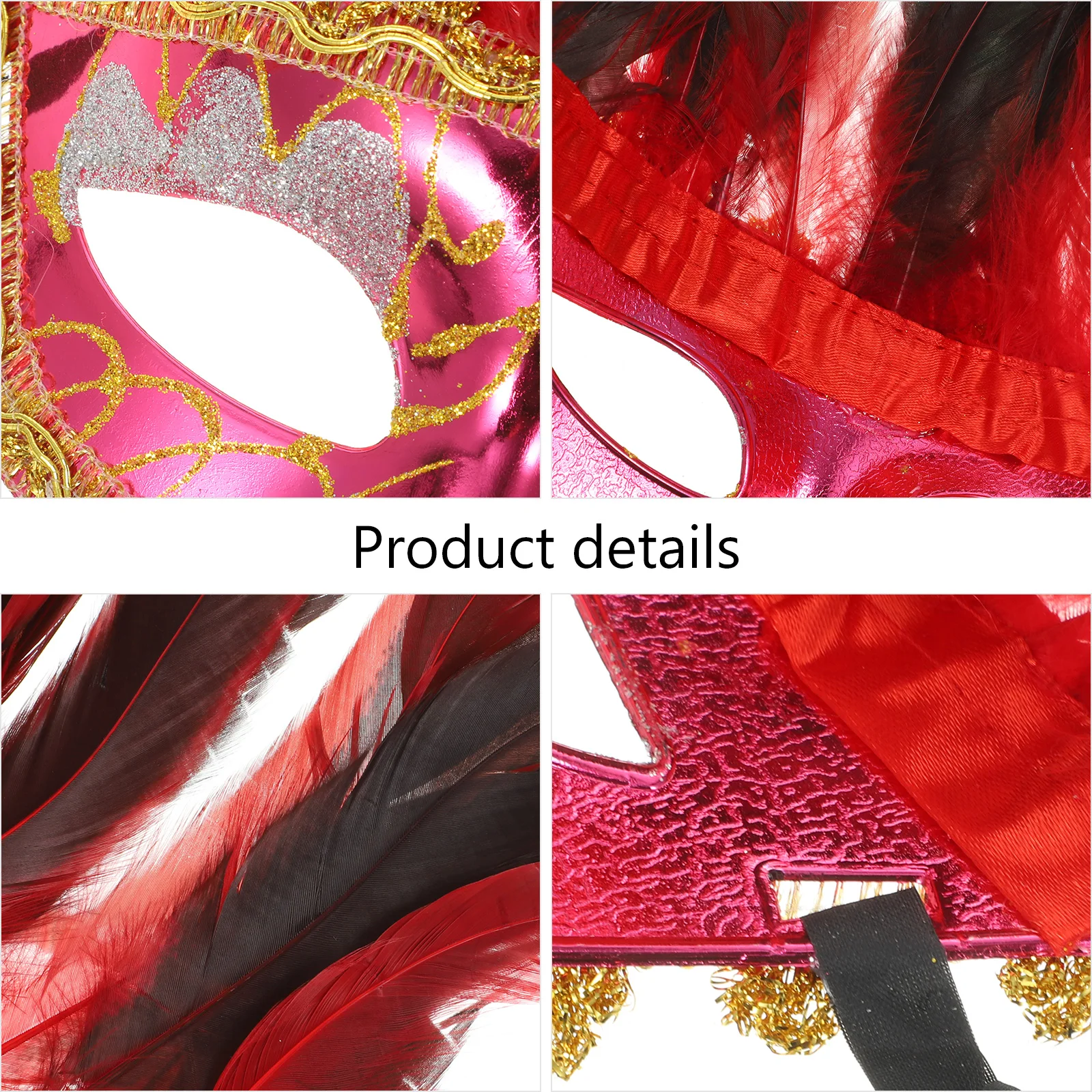 

Festive Dance Mask Masquerade Decorations Party Half Face Masks Women's Festival Costume Props