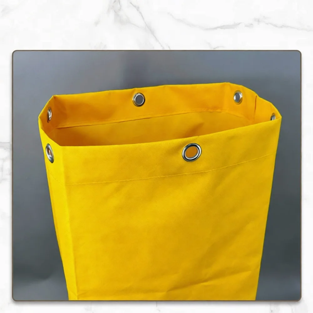 Replacement Fabric Bag For Cleaning Carts Hotel Housekeeping Trolley Organizer Linen Garbage Collection Utility Sack