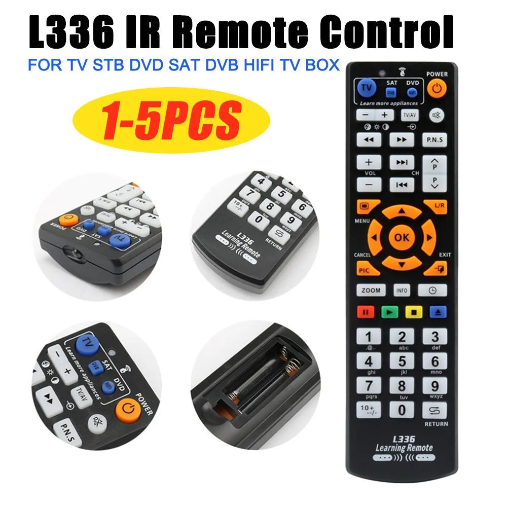 Universal Smart Remote Control Controller  IR Remote Control With Learning Function for TV CBL DVD SAT For L336