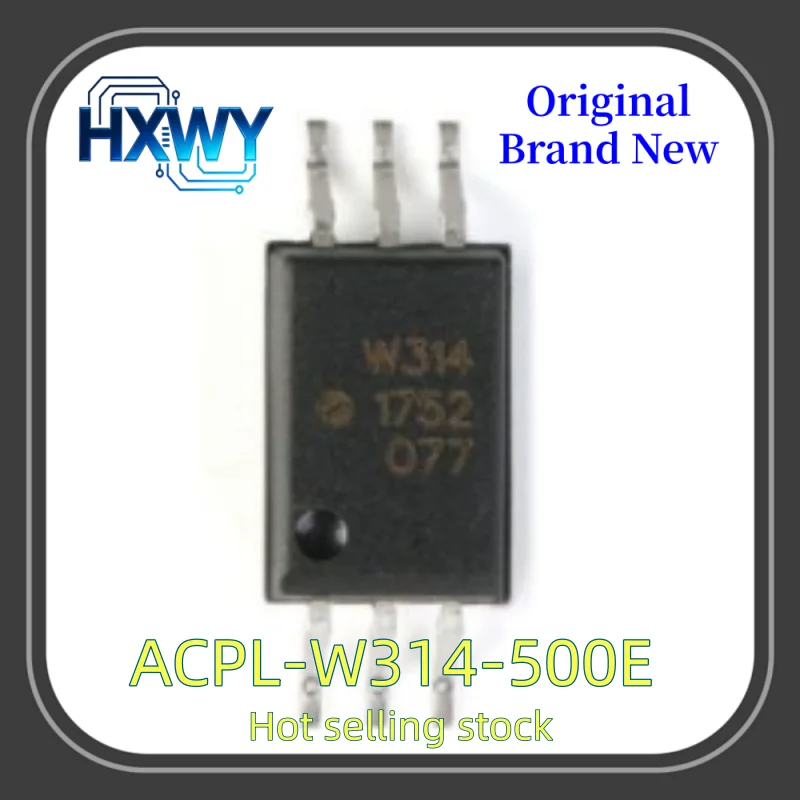 (5/20 pieces) ACPL-W314-500E silkscreened W314 SOP6 optocoupler New electronic parts Fast delivery High quality In stock