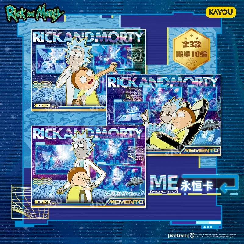 Kayou Rick and Morty Infinite Universe Collectible Card Starlight Bag Animation-Related Trading Cards Gift for Toy