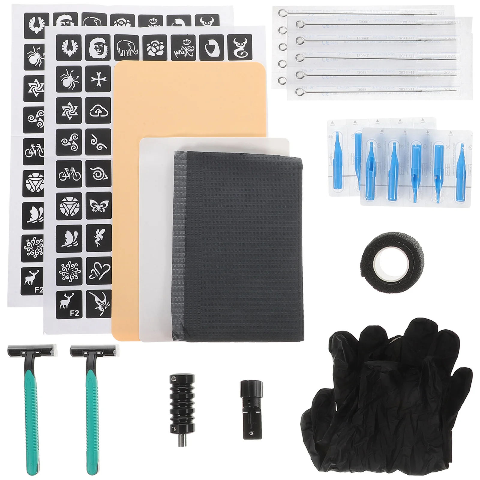 

1Set DIY Tattoos Kit Premium Multi-Functional Pen Holder for Beginner Tattooing Practice Portable Tattoo Pen Storage Rack