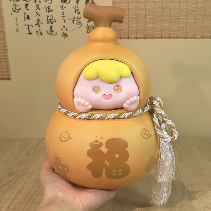 Calabash Kawaii Money Boxes Clear Unique Aesthetic Design Decoration Save Space Cute Piggy Bank Creative Spaarpot Home Decor