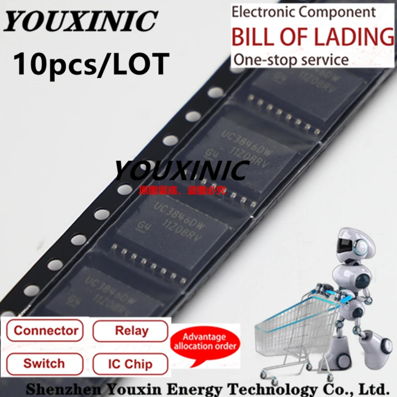 

YOUXINIC 2018+ 100% new original UC3846 UC3846DW UC3846DWTR SOP-16 UC3846N DIP-16 switching power chip