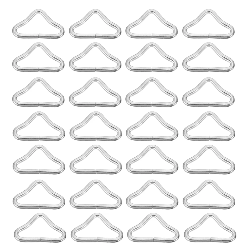 

Trampoline Professional Parts Heavy Duty Rings Black Metal Triangle Buckles Replacement Jump Mat