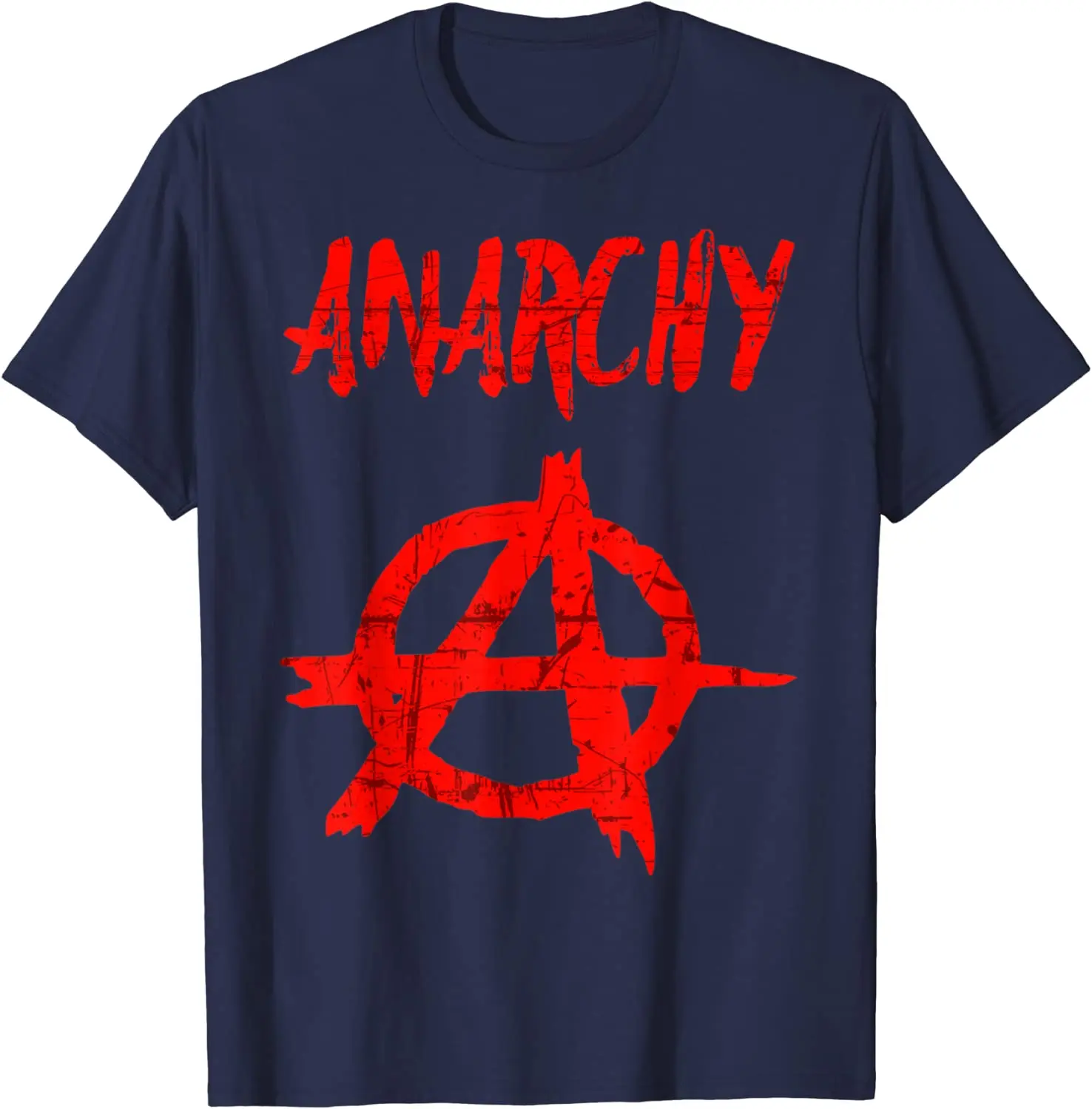 Anarchy Anarchist Symbol T Shirt. New 100% Cotton Short Sleeve O-Neck T-shirt Casual Mens Top